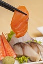 Fresh Salmon Sashimi Royalty Free Stock Photo