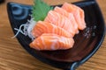 Fresh Salmon Sashimi Royalty Free Stock Photo