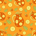 Fresh sangria pattern