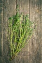 Fresh savory bunch Royalty Free Stock Photo