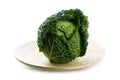 Fresh savoy cabbage Royalty Free Stock Photo