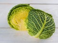 Fresh savoy cabbage