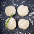 Fresh scallop Royalty Free Stock Photo