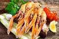 Fresh Scampi / Nephrops norvegicus Royalty Free Stock Photo