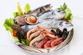 Fresh seafood. Royalty Free Stock Photo