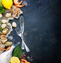 Fresh seafood Royalty Free Stock Photo