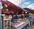 Fresh seafood in Fish Market of Bergen, Norway