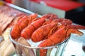 Fresh Seafood lobster Royalty Free Stock Photo