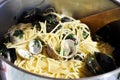 Fresh seafood pasta Royalty Free Stock Photo