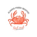 Fresh seafood. Red crab seafood restaurant.
