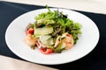 Fresh seafood salad Royalty Free Stock Photo