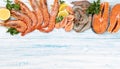 Fresh seafood Royalty Free Stock Photo