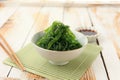 Fresh Seaweed Salad or Chuka Wakame Royalty Free Stock Photo