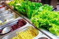 Fresh Self Service Salad Bar in a Restaurant