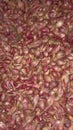 fresh shallots ready to be made into kitchen spices Royalty Free Stock Photo