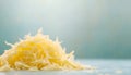 Fresh shredded cabbage on a light table, closed Royalty Free Stock Photo