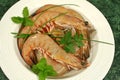 Fresh Shrimps 1 Royalty Free Stock Photo