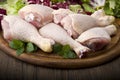 Fresh skinless chicken Royalty Free Stock Photo