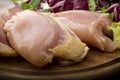 Fresh skinless chicken Royalty Free Stock Photo