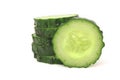 Fresh slice cucumber Royalty Free Stock Photo