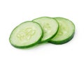 Fresh slice cucumber Royalty Free Stock Photo