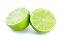 Fresh slice lime Royalty Free Stock Photo