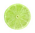 Fresh slice lime Royalty Free Stock Photo