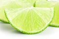 Fresh slice lime Royalty Free Stock Photo