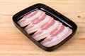 Raw Bacon Slice Royalty Free Stock Photo