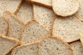 Fresh sliced bread in full frame macro photo Royalty Free Stock Photo