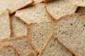 Fresh sliced bread in full frame macro photo Royalty Free Stock Photo