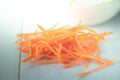 Fresh sliced carrots Royalty Free Stock Photo