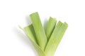 Fresh Sliced Leeks Royalty Free Stock Photo