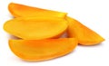 Fresh sliced Mango Royalty Free Stock Photo