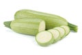 Fresh sliced marrow vegetable