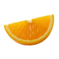 Fresh Sliced Oranges isolated on a white background Royalty Free Stock Photo