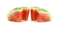 Fresh sliced watermelon Royalty Free Stock Photo
