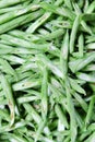 Fresh sliced yardlong bean Royalty Free Stock Photo