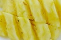 Fresh slices pieapple, detail Royalty Free Stock Photo