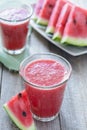 Fresh smoothie from watermelon