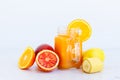 Fresh smoothy orange drink Royalty Free Stock Photo