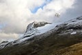 Fresh snow fallen in the mountains