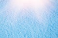 Fresh snow structure on sunny day. High quality photo. Royalty Free Stock Photo