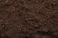 Fresh soil for gardening as background