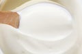 Fresh sour cream Royalty Free Stock Photo