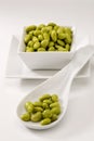 Fresh soy beans Royalty Free Stock Photo