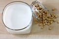 Fresh Soy Milk (Soybean Milk, Soya) Royalty Free Stock Photo