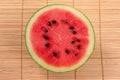 Fresh sphere water melon Royalty Free Stock Photo