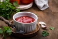 Fresh homemade tomato sauce with garlic Royalty Free Stock Photo