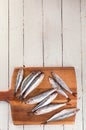 Fresh sprat fish Royalty Free Stock Photo